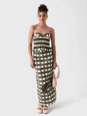 CLEA NWOT Esme Embroidered Skirt M
